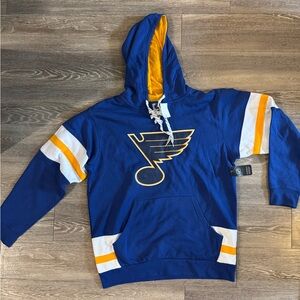 NWT St Louis Blues NHL Hooded Sweatshirt - L